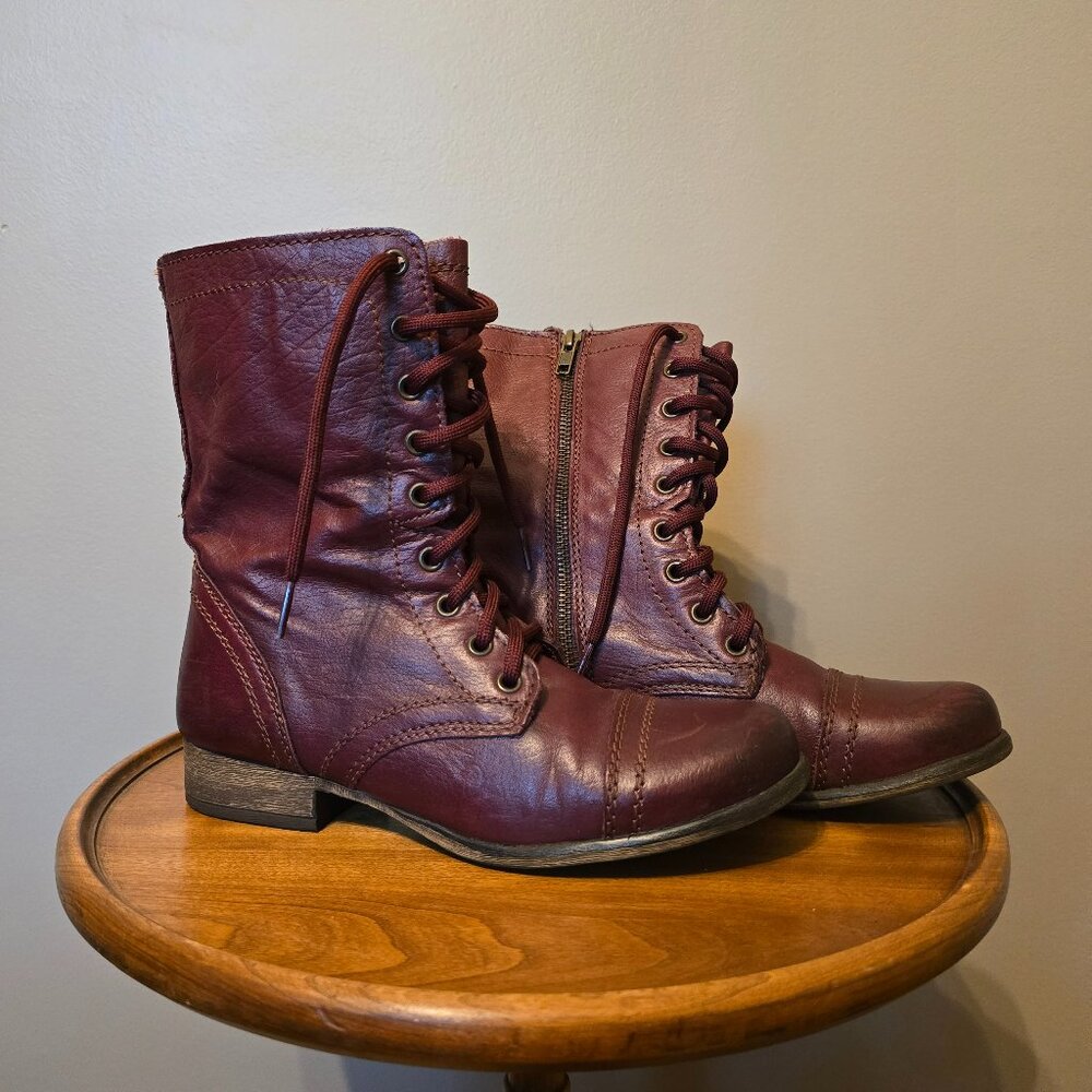 Women's Steve Madden leather Troopa boots